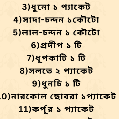 পূজার থালি